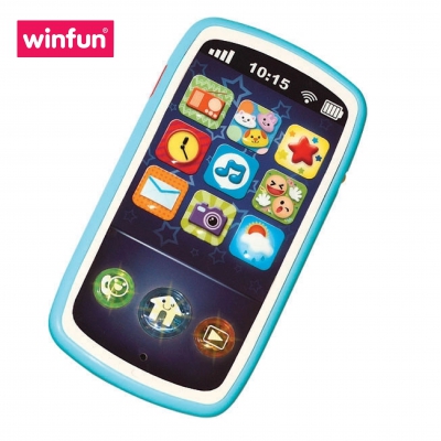 Đồ chơi điện thoại thông minh cho bé, hiệu ứng âm thanh vui nhộn, có thể ghi âm Winfun 0740 