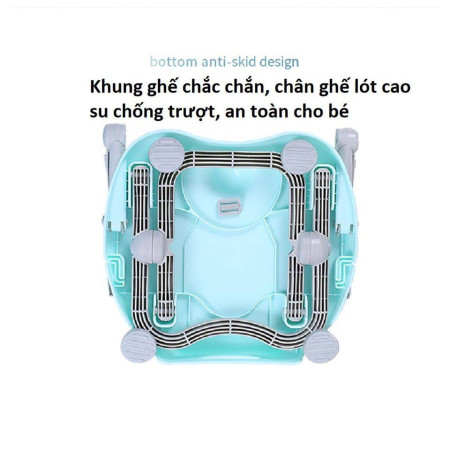 Ghế ăn dặm du lịch điều chỉnh độ cao có nệm Mastela 1013-A