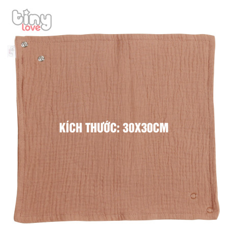 Yếm tam giác Muslin giữ ấm cổ 100% cotton TinyLove