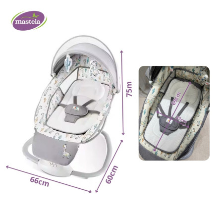 [NEW COLLECTIONS] Nôi ru ngủ đa năng kết hợp ghế ngồi đọc sách cho bé - Mastela 3 in 1 (từ sơ sinh đến 36 tháng) 8207 - 8208 - 8209 