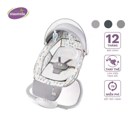 [NEW COLLECTIONS] Nôi ru ngủ đa năng kết hợp ghế ngồi đọc sách cho bé - Mastela 3 in 1 (từ sơ sinh đến 36 tháng) 8207 - 8208 - 8209 
