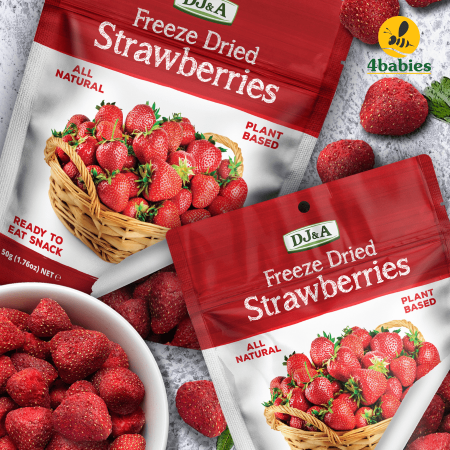 Strawberry Dâu Tây Sấy Ăn Liền 50g