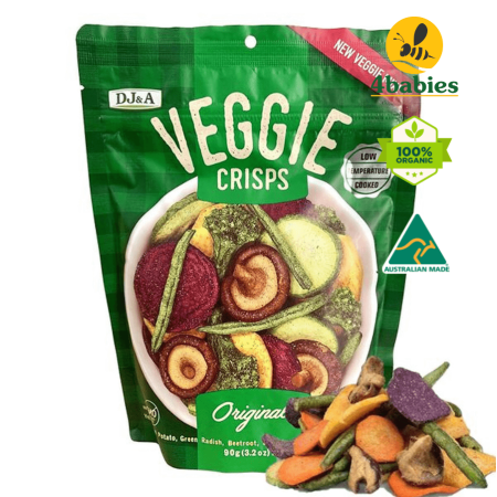Veggie Crisps Original 90g Củ quả sấy giòn ăn liền mix - 90g