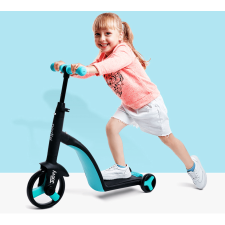 Siêu xe biến hình Scooter, chòi chân, cân bằng 3 trong 1 cho bé từ 1 tới 6 tuổi Nadle TF3 Joovy CHÍNH HÃNG