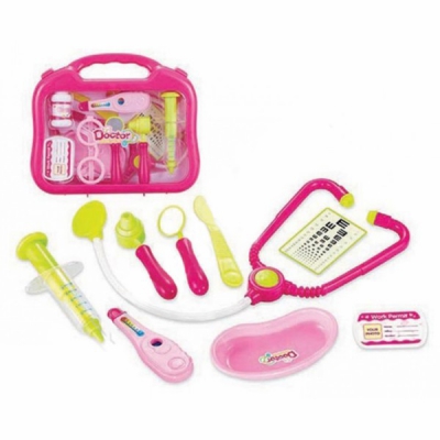 Hộp đồ chơi bác sĩ Toys House 660-17 màu hồng