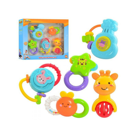 Set 5 xúc xắc có đèn nhạc Winfun 3087-NL