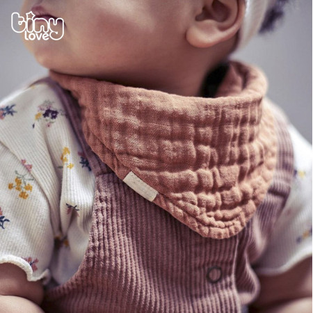 Yếm tam giác Muslin giữ ấm cổ 100% cotton TinyLove