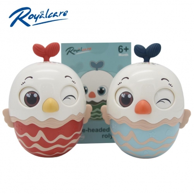 Đồ chơi lật đật cho bé hình quả trứng dễ thương màu Xanh Royalcare 0820-RC-822-222-B - đồ decor trang trí phòng bé