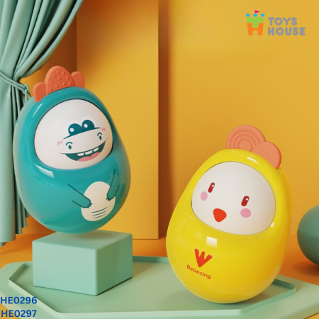 Đồ Chơi Lật Đật Cho Bé Hình Gà Con Dễ Thương Toyshouse HE0297