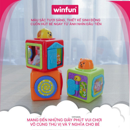 Hộp thú cưng xếp chồng Winfun 0613